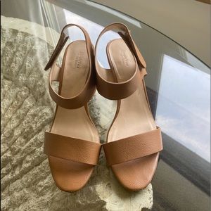 Vera Wang Velcro Block Heel Sandals